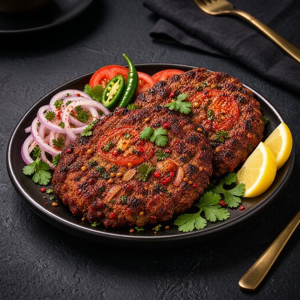 Frozen Beef Chapli Kebab